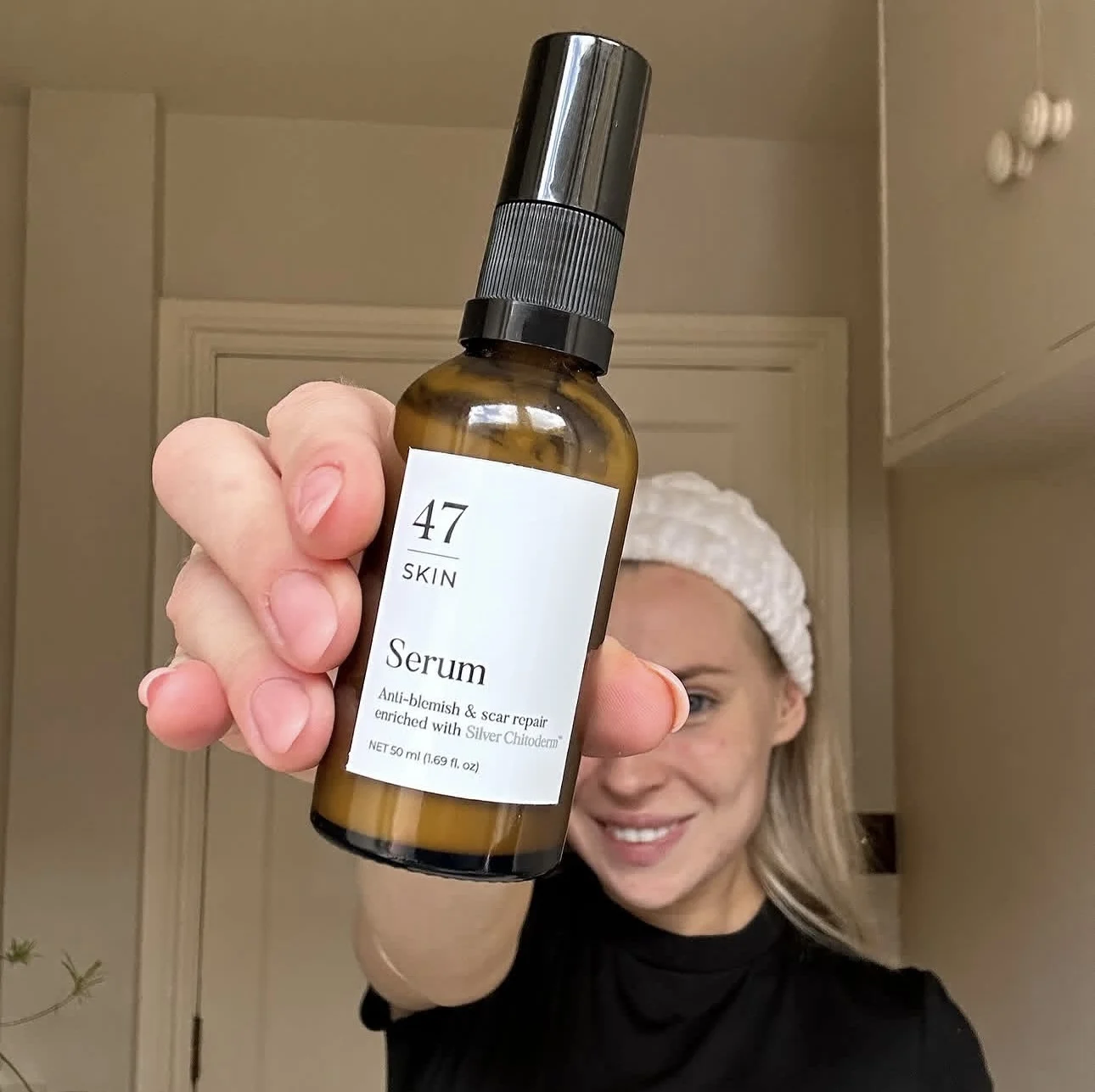 47 Skin Soothing Hydrating Brand Face Serum With Silver Chitoderm Promote Clearer Skin Fade Marks Anti-Blemish Scar Repair Serum
