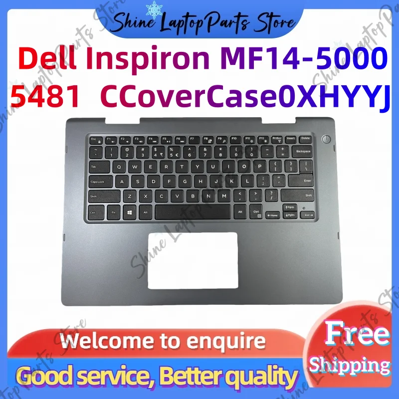 

For Dell Inspiron MF14-5000 5481 5481 C Cover Case Upper Lid Laptop top Case Palmrest Keyboard 0XHYYJ