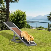 Dog Agility Seesaw, Wooden, for Dog Training and Exercise, Suitable for Large Dogs, 180x30x30cm