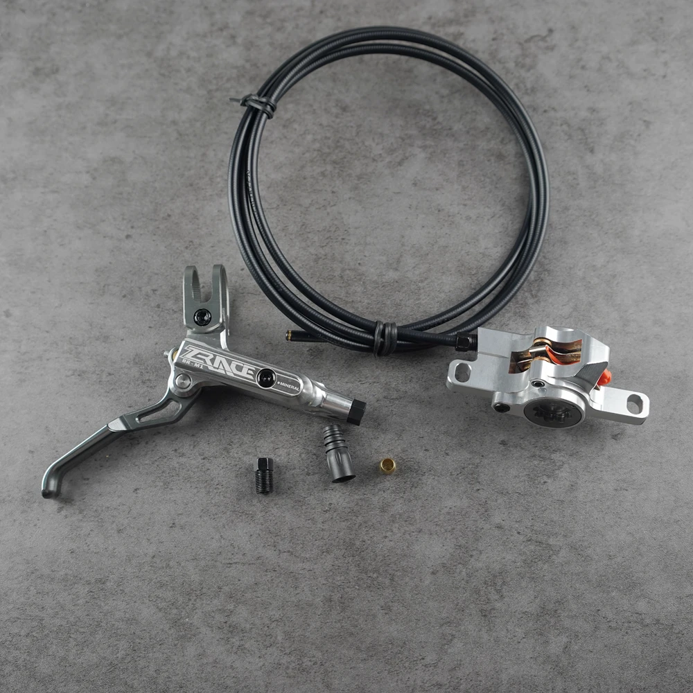 ZRACE M1 X2 / X4 Mountainbike Hydraulische Bremse, MTB Öldruck-Scheibenbremsen-Set, Vorder- und Hinterradbremse, Vollständig CNC-gefräst und Leichtgewichtig – Detail 8