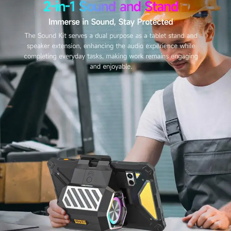 Original 9W Ulefone Portable Holder Wireless Speaker For Ulefone Armor Pad 4 / 4 Ultra Desktop Smart Speaker