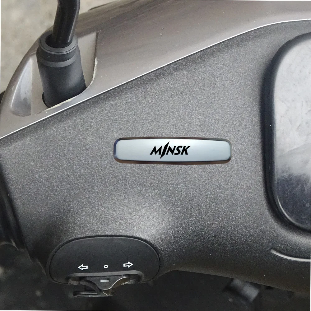 Motorcycle Metal Emblem Scooter 3D stickers Badge Car Decal For Minsk M1NSK TX 49 ERX 250 TRX 300i KD 500 MMVZ-1 RX 250 TC 49