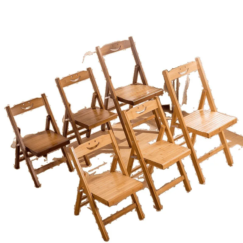 

Moderner Home Office Klappstuhl Mit Rückenlehne Einfache Erwachsene Kinder Massivholz Esszimmer Hocker Tragbarer Klappbarer Klei