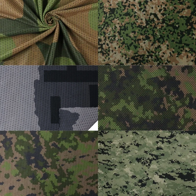 Lightweight Splittertarn Austrilia Dutch Tblock Camouflage Mesh Fabric AOR2 Norway M98 Lizard Finland Canada Camo Mask Scarf DIY