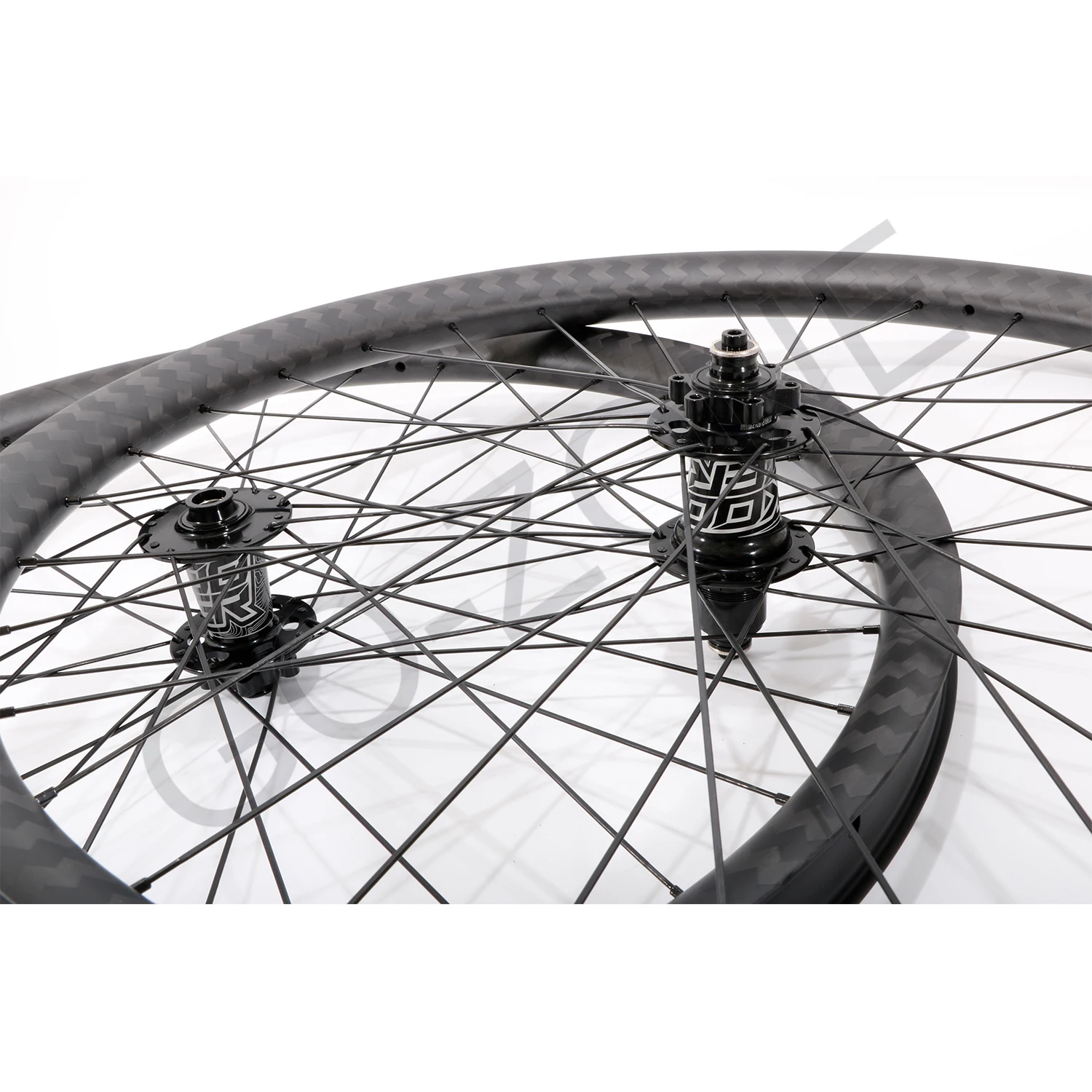 Light 29er Carbon MTB Wheels Koozer Xm 490 Spaim Bicycle Accessories Thru Axle / Quick Release Tubeless MTB Wheelset 29