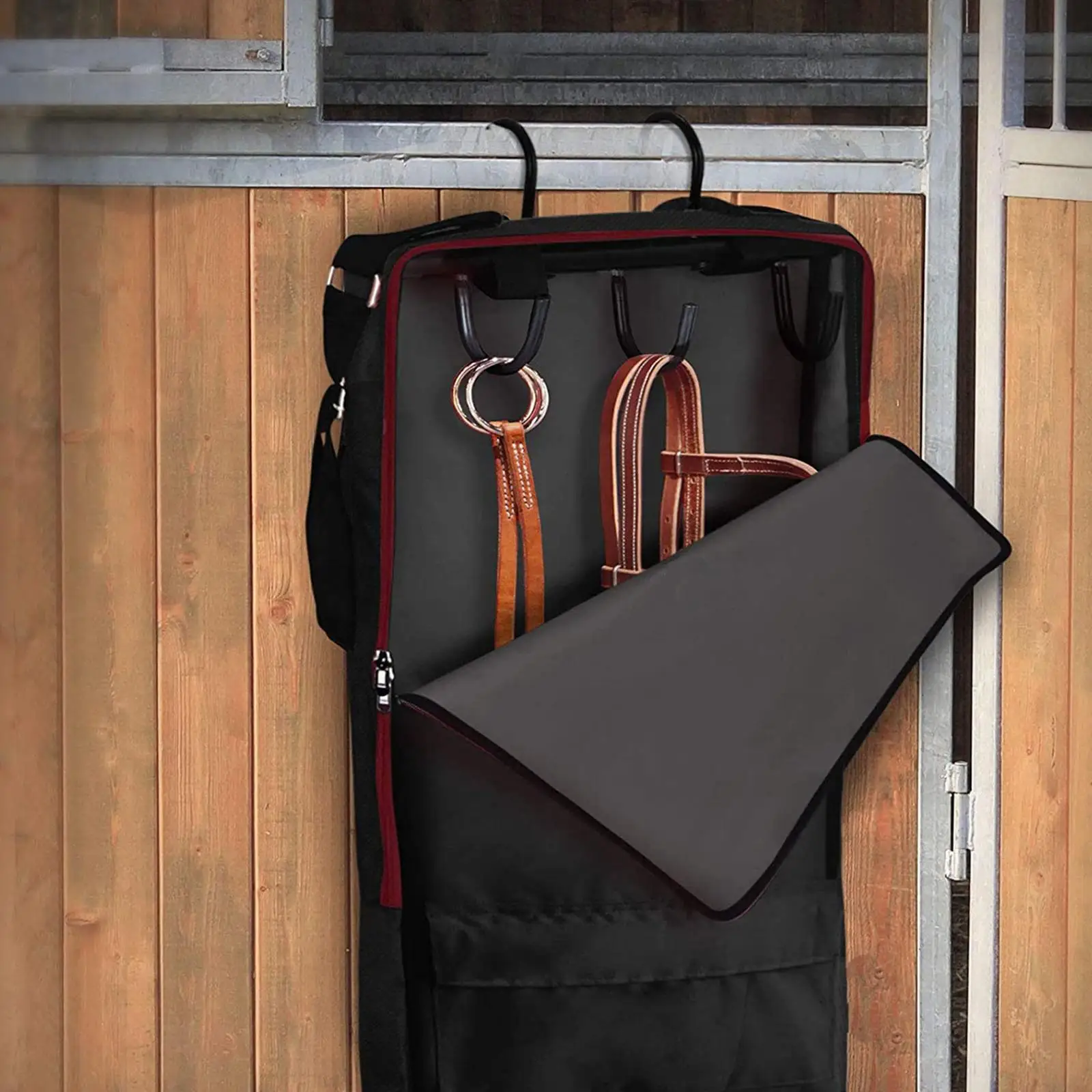 حقيبة حمل على شكل حصان، حقيبة تخزين، ملحقات إريان مع رف 3 شوكات #4