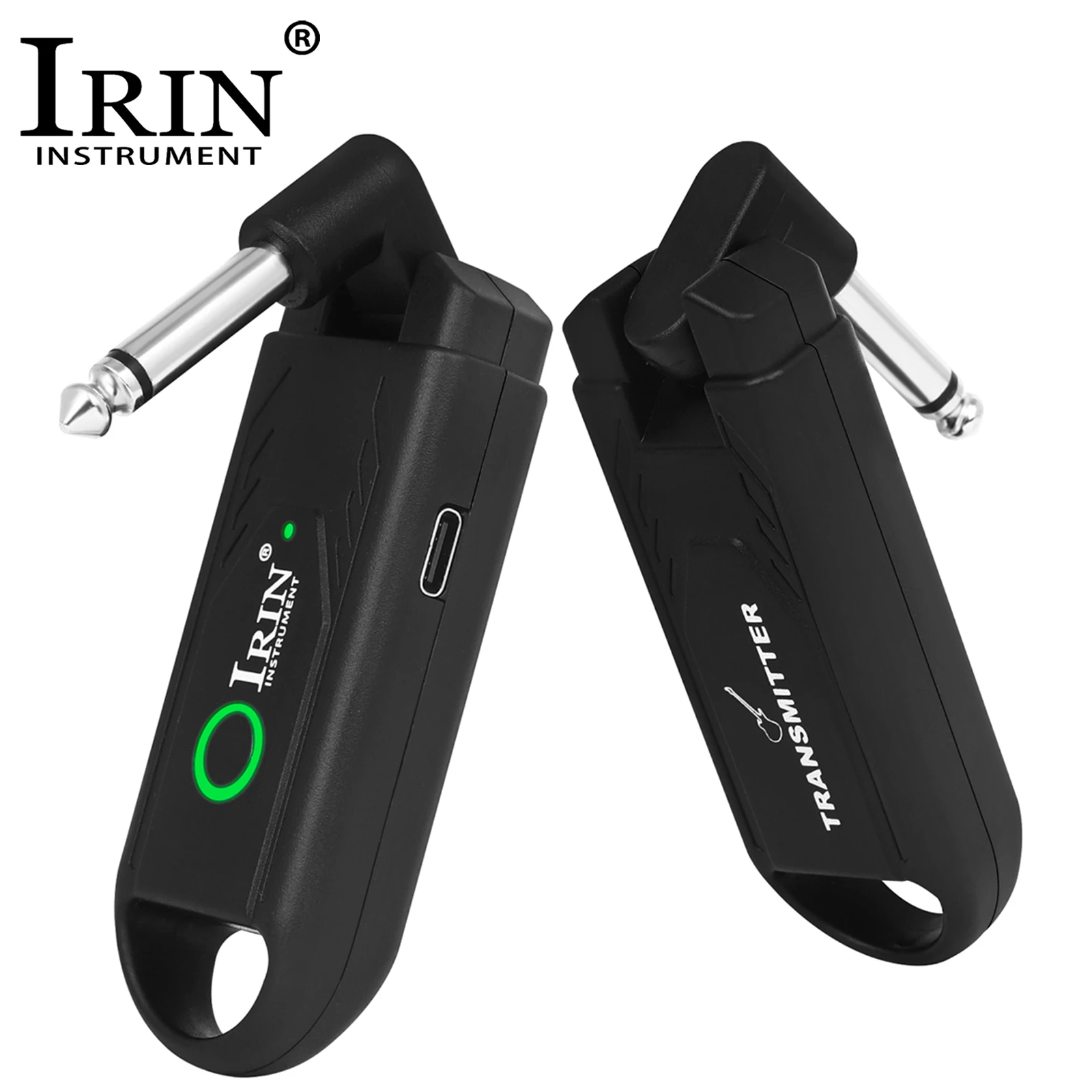 

IRIN IN-70 Wireless Guitar System Transmitter Receiver Built-in Rechargeable UHF Wireless Transmitter for Electric Guitar Bass