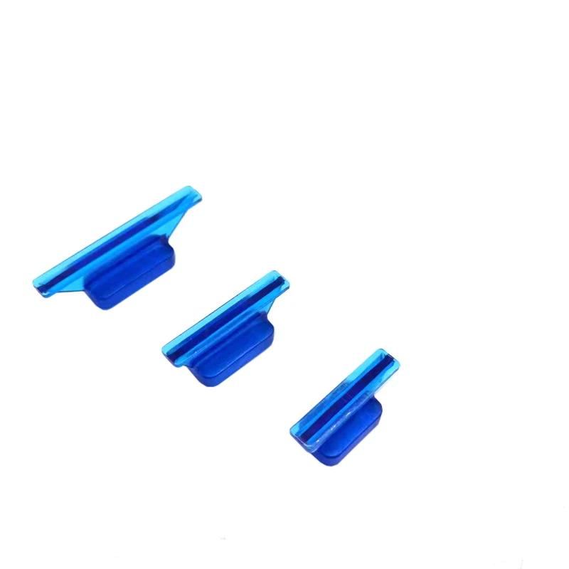 PDR King Tools 6 pcs Blue Straight Crease Glue Tabs for car dent repair hail dent removal tools paintless dent repair kit