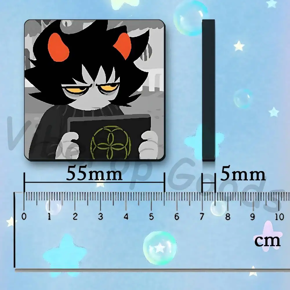 T-Trolls H-Homestuck Alpha BestSelling Refrigerator Magnetic Fridge Magnets Adhesive to Metal Surfaces 55mm Hot Printed