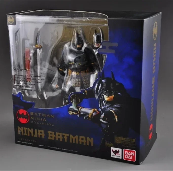 

In Stock Original Bandai Sh Figuarts Shf Batman Ninja Action Figures Model Toys Figura Collection Toy