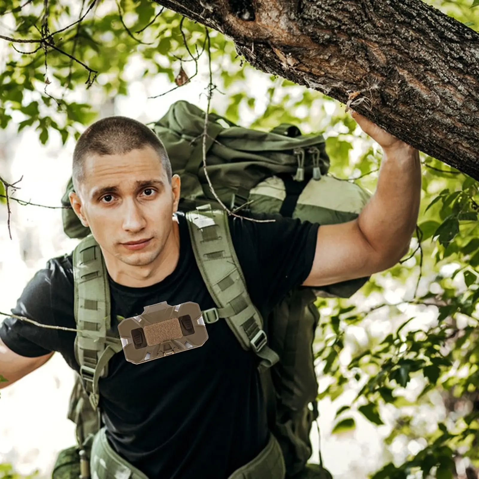 Монтажный кронштейн для жилета, нагрудный держатель для телефона, переноска для игр на открытом воздухе, пластиковый складной