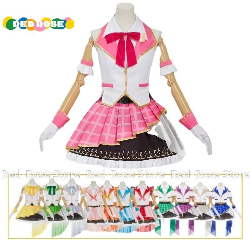 

Anime Lovelive SIF2 Nijigasaki High School Uehara Ayumu/Nakasu Kasumi/Ousaka Shizuku All Members SJ Cosplay Costume