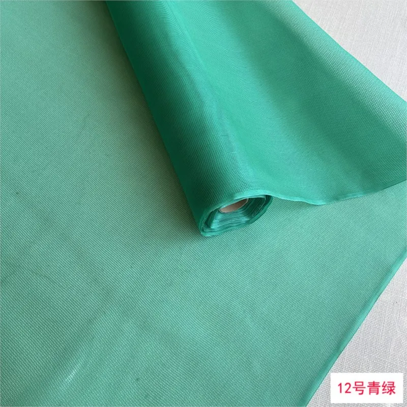 Gonna gonfia per abito alla moda in garza dura di tessuto organza di seta a rete da 10 momme di larghezza 140 cm