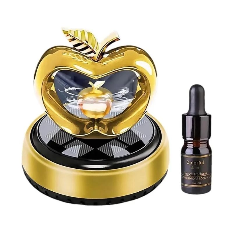 Heart Solar Car Fragrances decors Refreshing Scent Car Dashboard Decorations R6FB