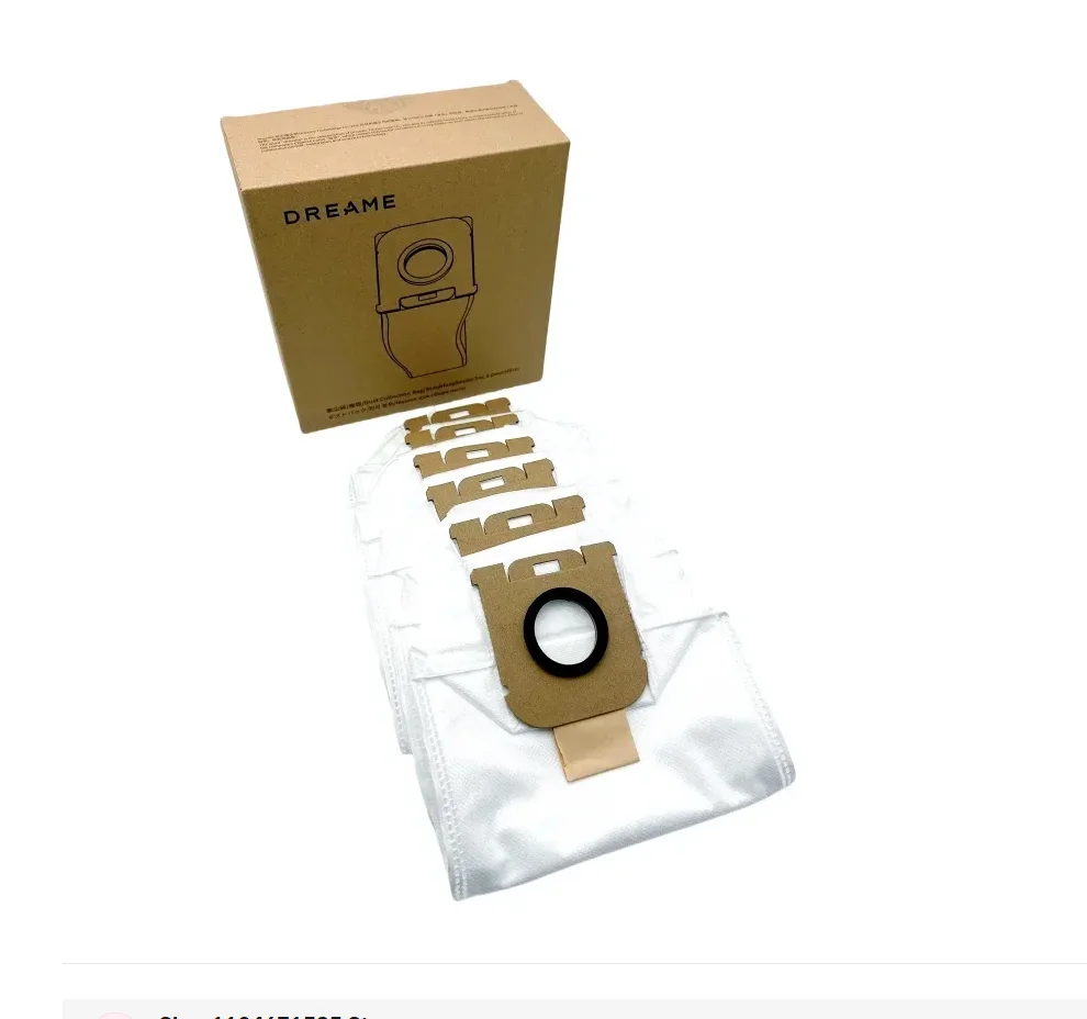 Original Dreame Z10 / Z20 / Z30 / Z40 /50 Station Vacuum Cleaner Dust Bag Replacement Spare Parts Non-Woven Garbage Dust Bag
