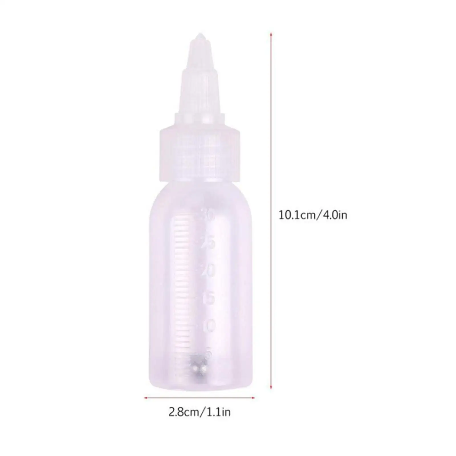 10 Pieces 30ml Empty Airbrush Bottles squeezing Bottles for Hobby