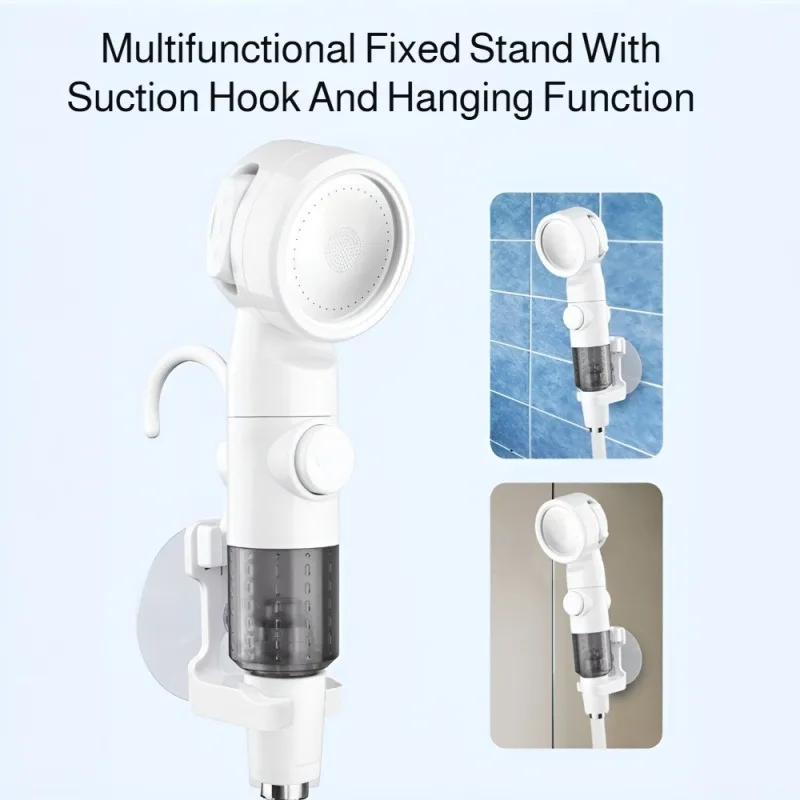 Outdoor shower without electricity wireless handheld shower pump for construction site dormitory shower no charging required