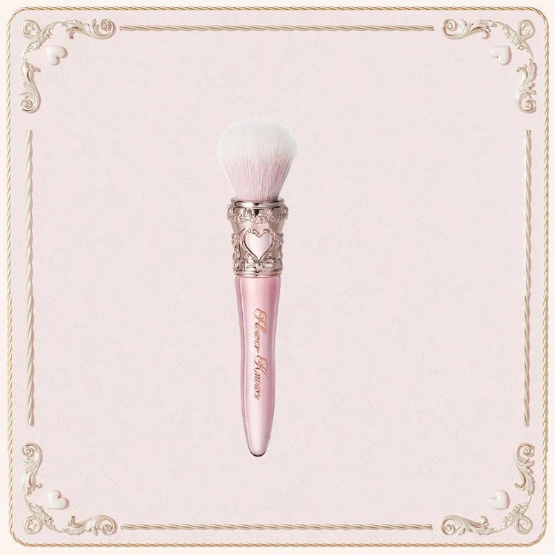 Flower Knows 9th Anniversary 4 Pcs Makeup Set Desktop Vanity Mirror Paddle Brush Air Cushion Comb Brush Holder Blush Brush