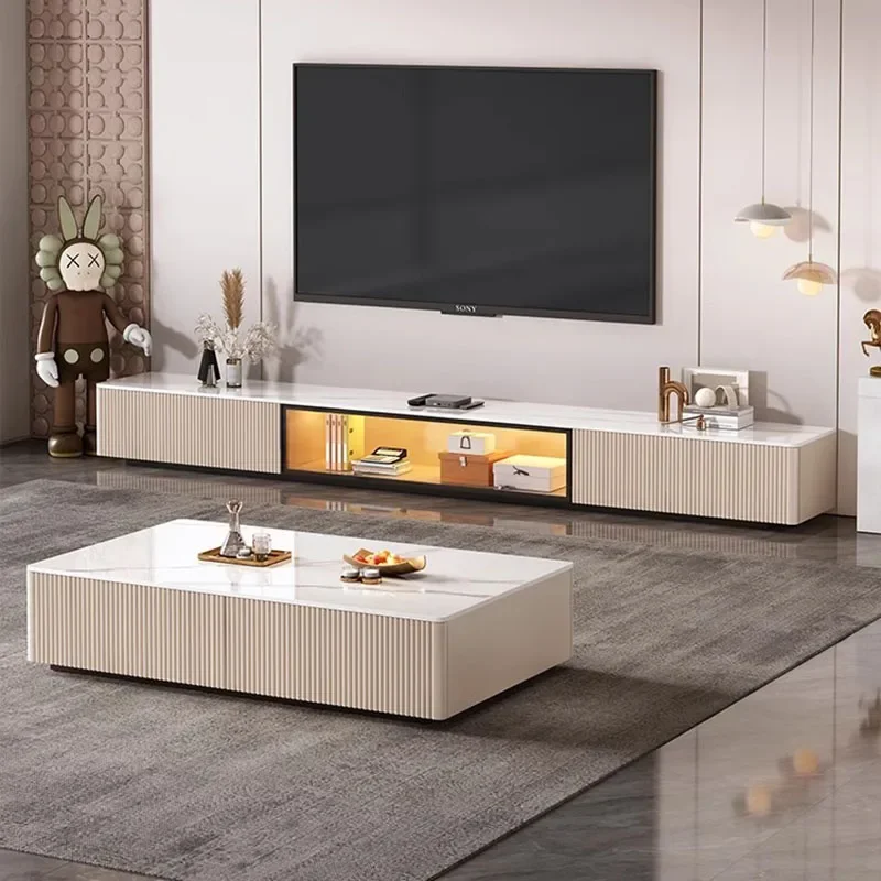 White Cabinets Tv Stands Display Luxury Salon Speaker Designer Center Nordic Tv Table Wood Suporte Para Tv Unique Furniture