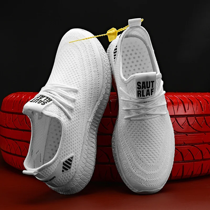 2026 Sneakers Men Shoes Breathable Light Walking Sports Running Shoes Man Black White Soft Mens Athletic Shoes Big Size 45 46