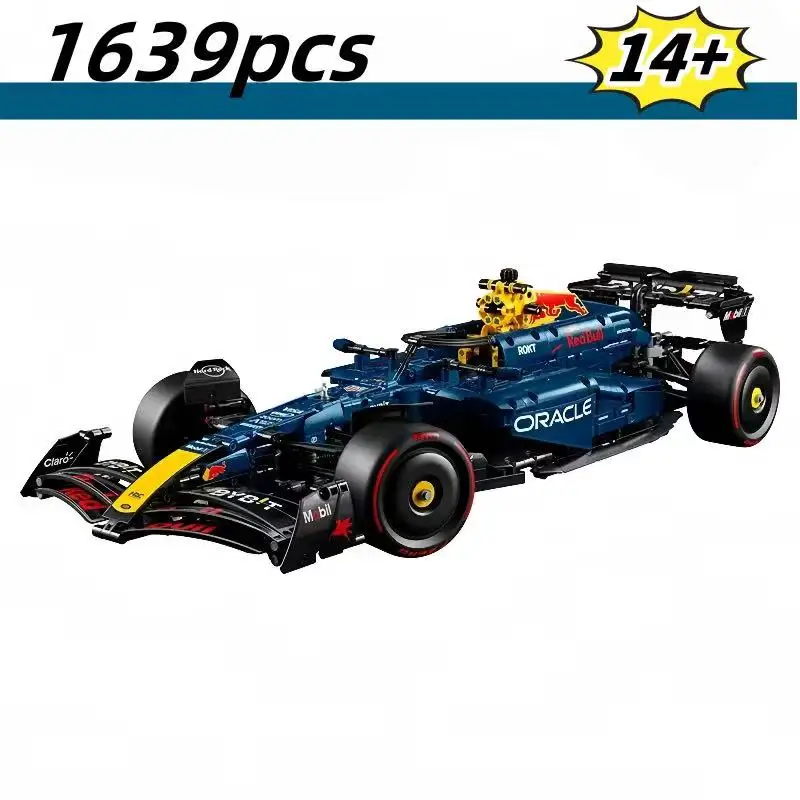 

Technical mechanical Building blocks 1639PCS RB20F1 Formula racing car assembly building block model set adult boy toy gif 42206
