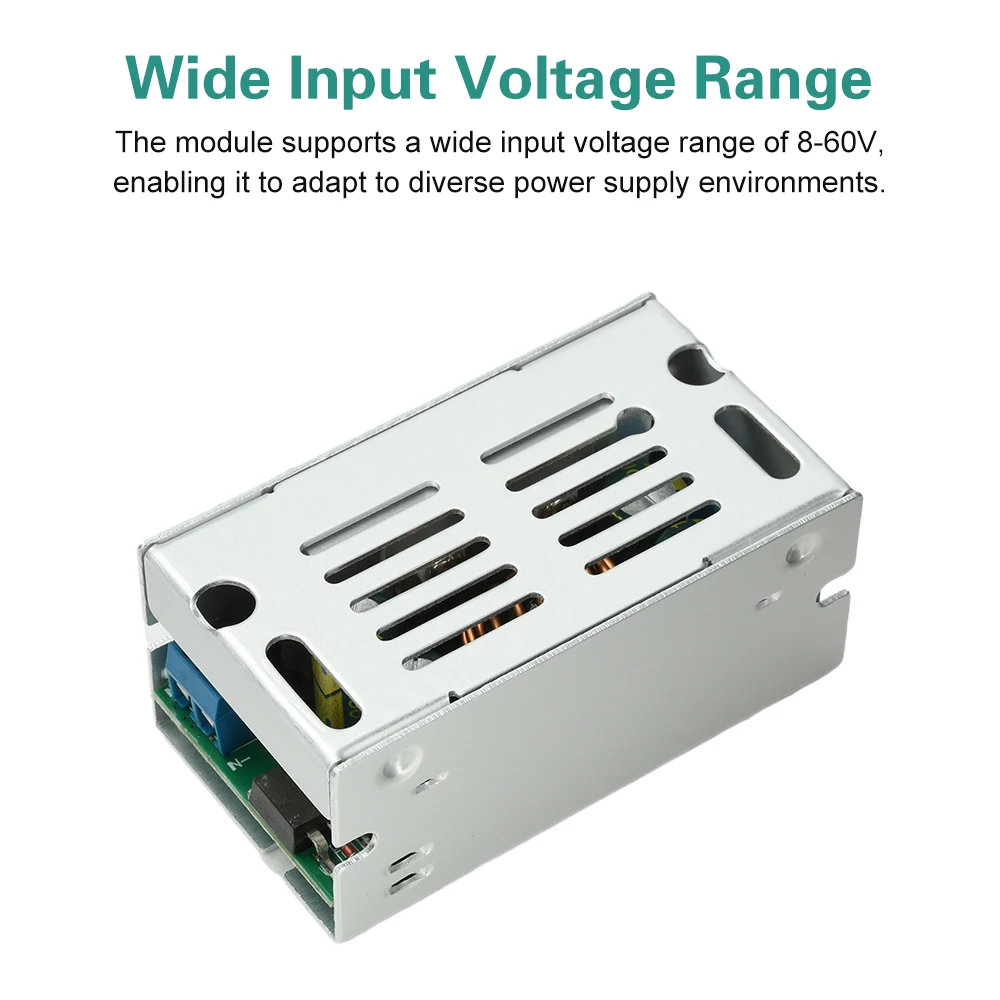 DC 60V 15A 200W DC-DC 8-55V auf 1-36V Step-Down-Wandler Buck-Stromversorgungsmodul Einstellbarer Spannungsregler mit Gehäuse – Detail 9