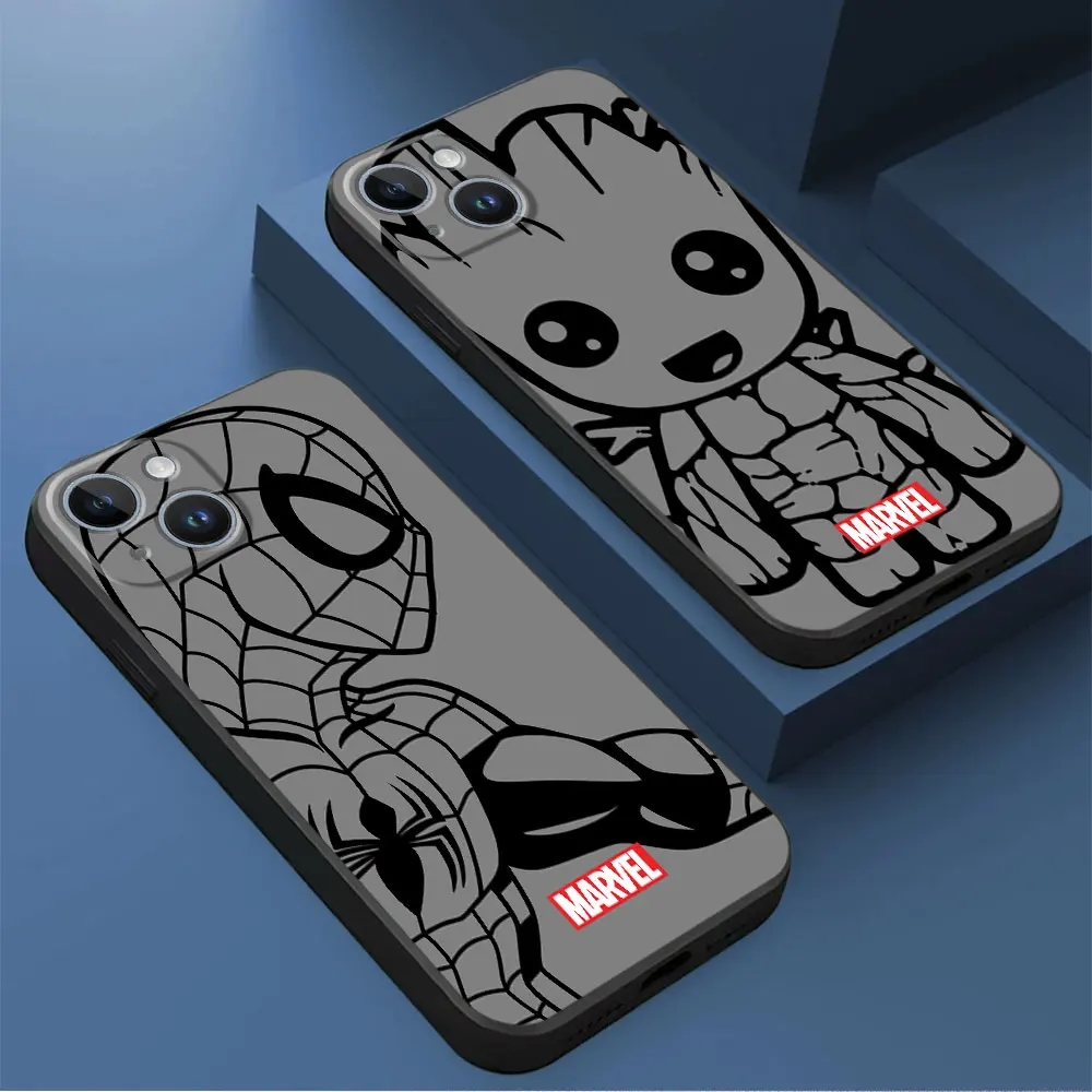 Phone Case for Motorola Moto Edge 20 Pro One Fusion Plus Edge 30 Neo Edge 30 40 Pro Edge 30 Marvel Spider man groot Cover