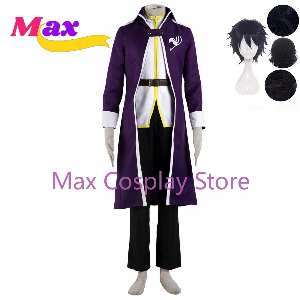 Max Unisex Anime Cos  Gray Fullbuster Cosplay Costumes Outfit Halloween Christmas Uniform Custom Size YW