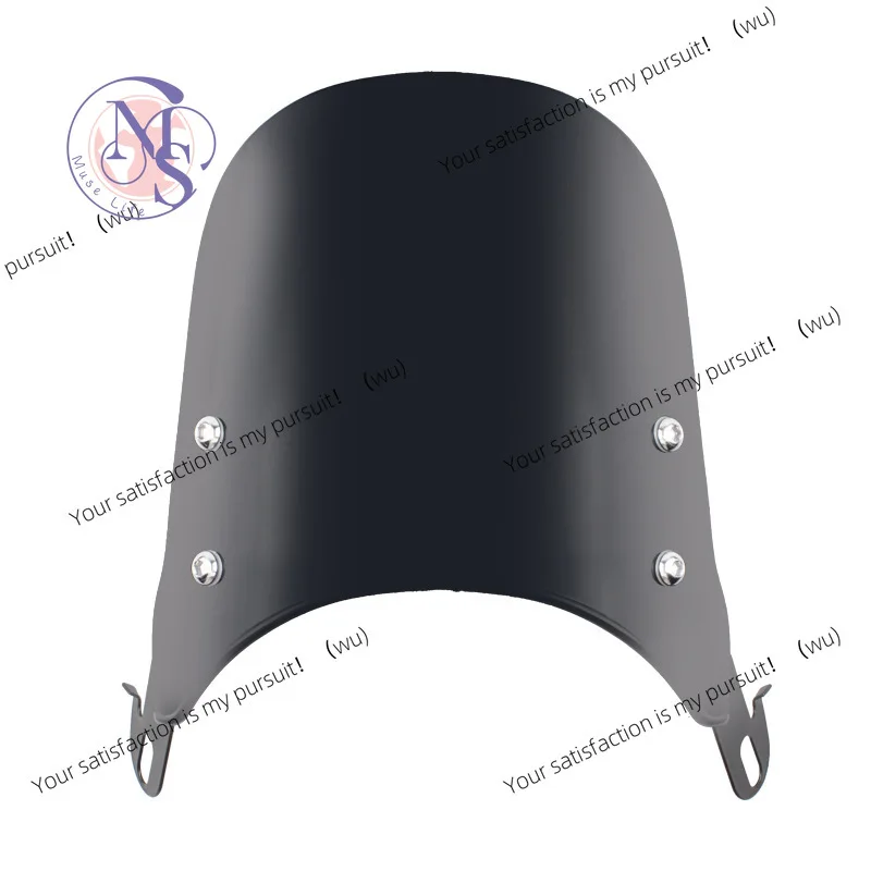 FOR Motorcycle modified retro headlight universal windshield, motorcycle windshield, front windshield