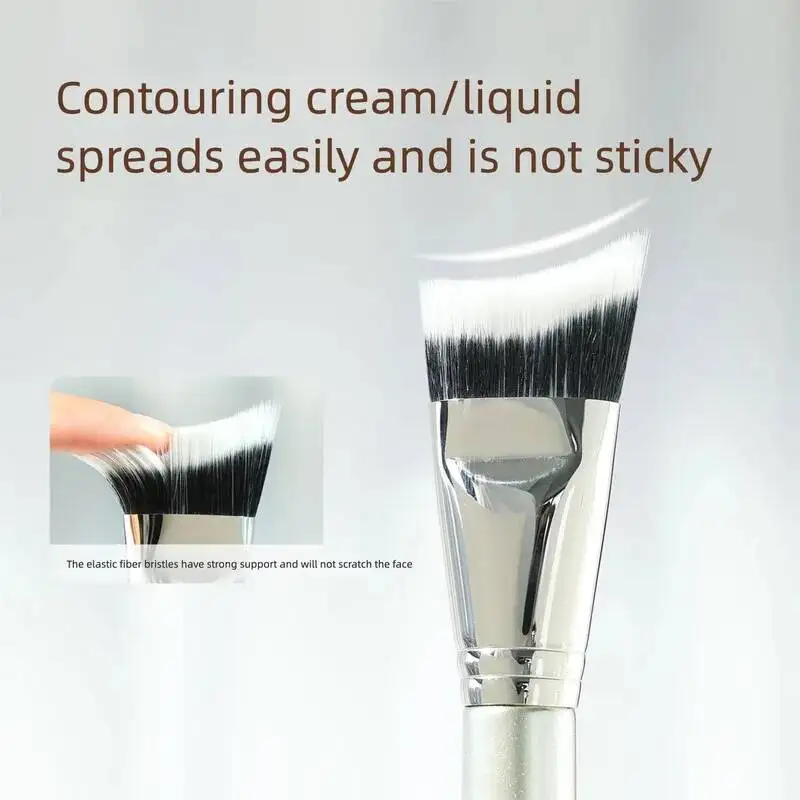 

Guo Xiaoniu Rose Gold Makeup Brush 423 Point Color Contour Side Face Angled Shadow Beginner Friendly