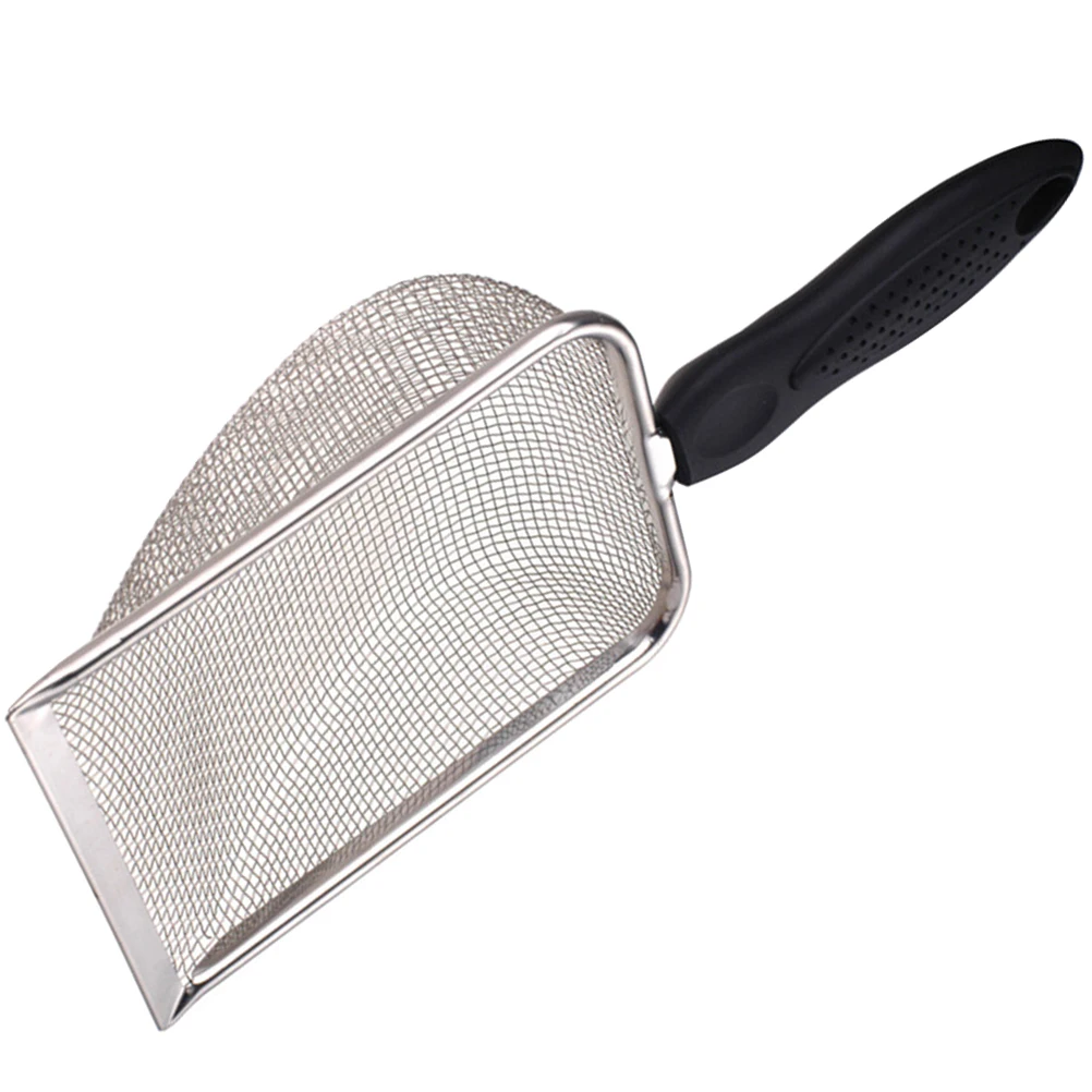 

Kids Beach Toys Sand Shovel Mesh Filter Scoop Toy Foldable Spade Gardening Tools Portable Supplies Food Shovel Play Digging