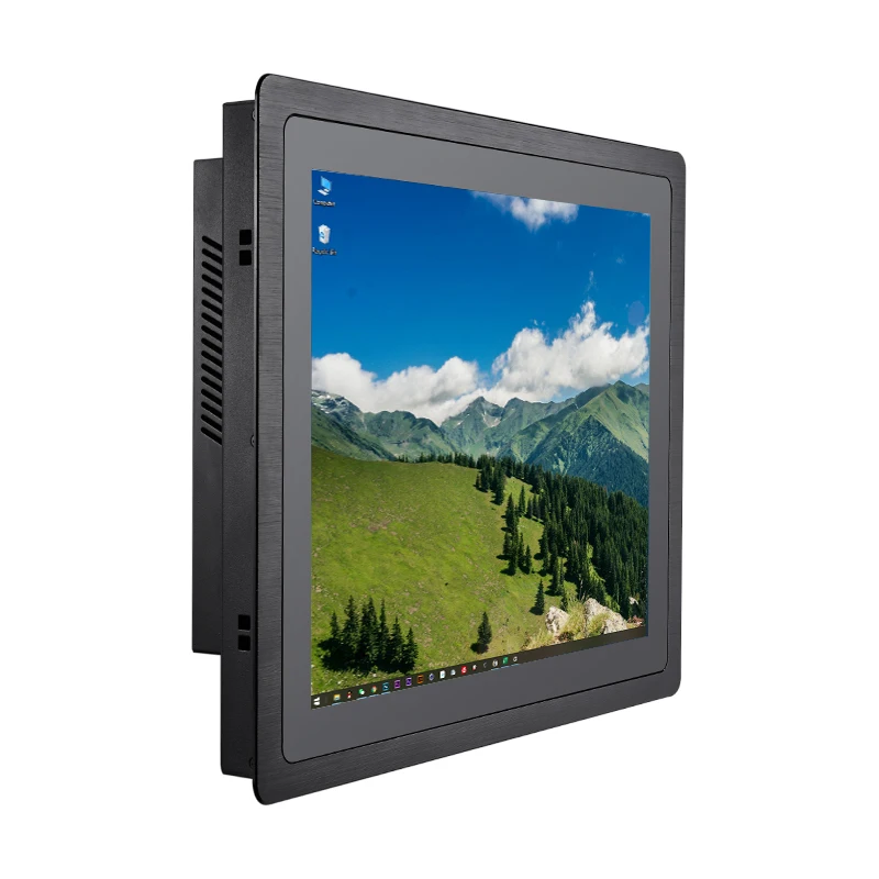 21.5 inch Embedded In Wall Touch Screen Monitor Industrial Controls Digital Kiosk Inventory Management All-in-One Panel PC