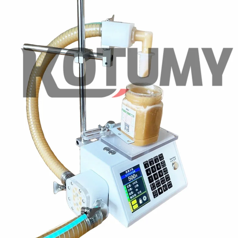 110/220V 6KG Electric Paste Honey Filling Machine Numerical Control Weighing Honey Fill Honey Automatically Bottling Machine