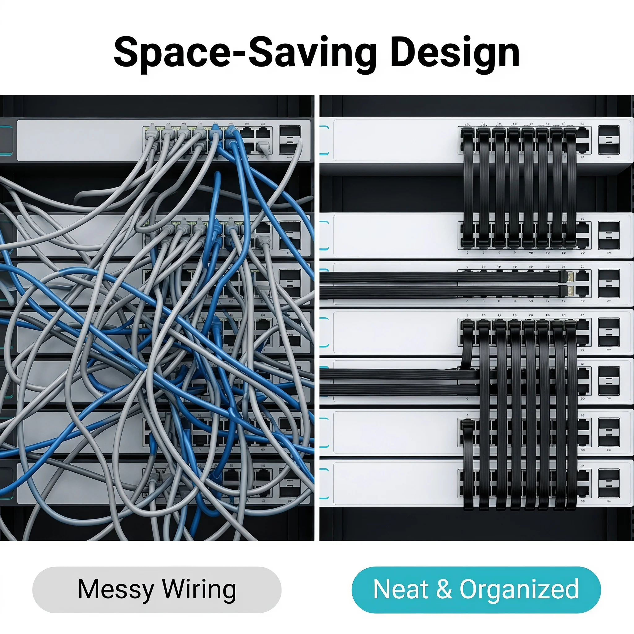 24팩 CAT6 초단축 플랫 이더넷 케이블 0.1-0. - Power Over Ethernet 리뷰 및 가격