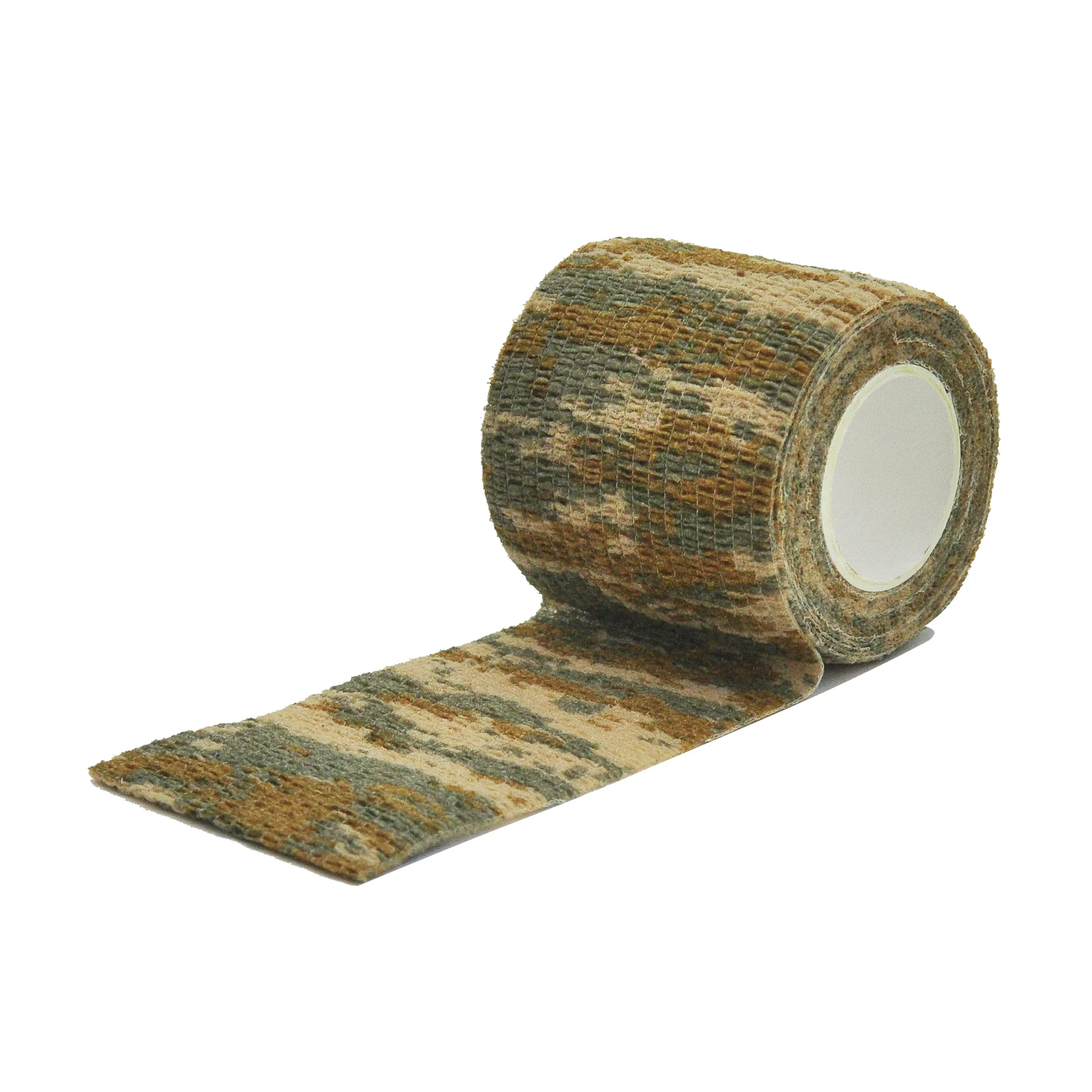 1/6/10 pcs desert Elastic Outdoor Hunting Camouflage Stealth Tape Waterproof Wrap Durable Self Adhesive Elastic Bandage