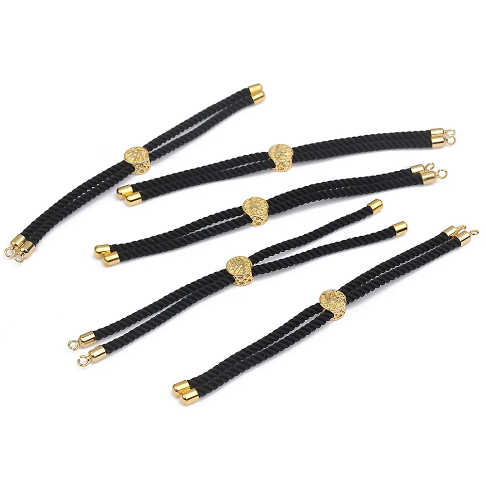 

2 Pcs Bracelets for Men Tree of Life Adjustable Charm Hand Woven Miss