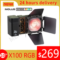 Original 2025 ZHIYUN MOLUS X100 RGB Professional Photography Light Portable Handheld Lighting for Outdoor Studio Live Fill Light