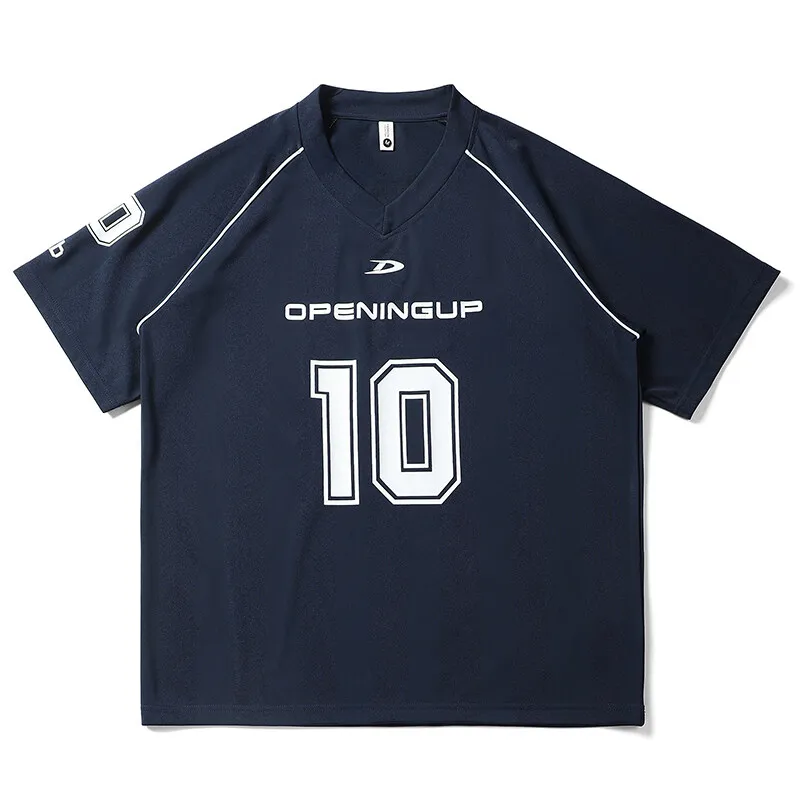 スポーツ半袖ラグビージャージ Tシャツ男性夏のストリートファ - Women'S Fashion Rugby Top のレビューと価格