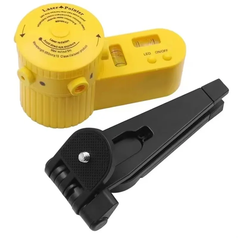 Multifunction 4 In 1 Laser Level Measuring Tool with Rotating Tripod Household Vertical Horizontal Accurate Leveling Ruler