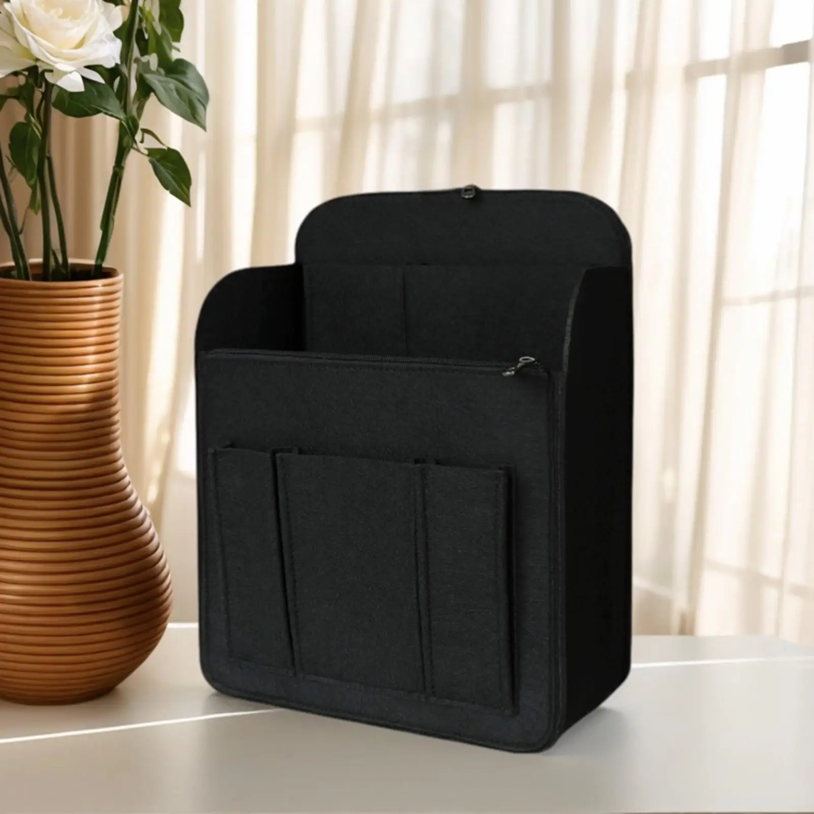 Multi-Pocket Backpack Inner Bag Durable wool fiber Large Capacity Insert Bag Travel Portable Liner Bag for Longchamp