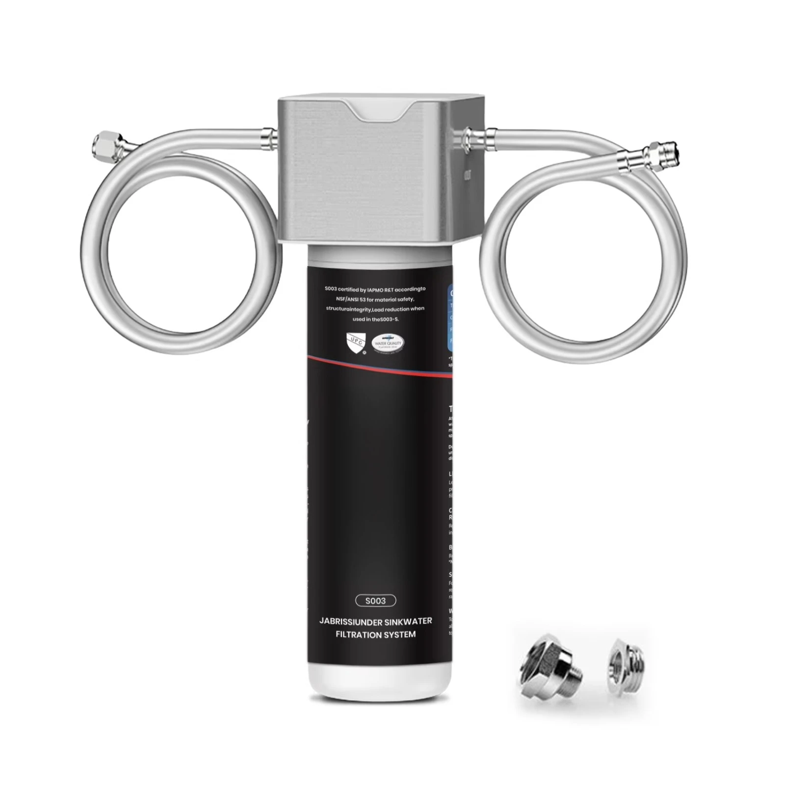 NSF & IAPMO Certified Under-Sink Kitchen Drinking Water Filter Purifier System with Faucet