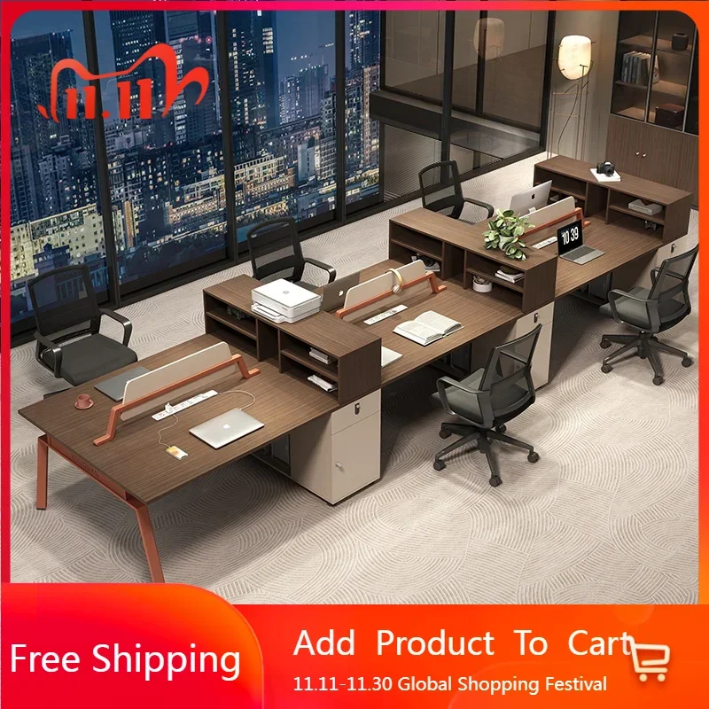 

Long Wooden Office Desk Study Computer Executive Bedroom Home Office Desk Organizers Conference Storage Ufficio Home Furniture