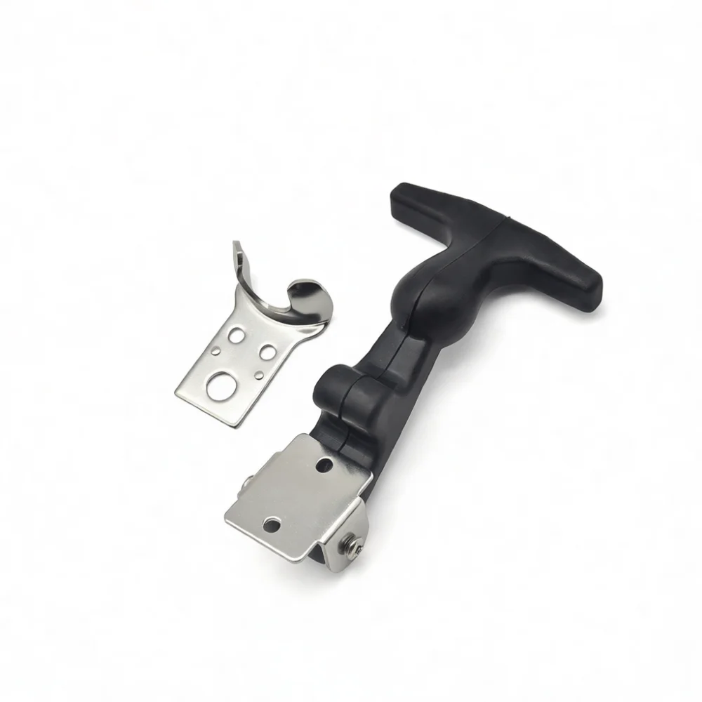 Rubber Elastic T Handle Toggle Latch Draw Catch Shock Absorbing Fastener For Industrial Equipment Cabinets Boxes Hardware