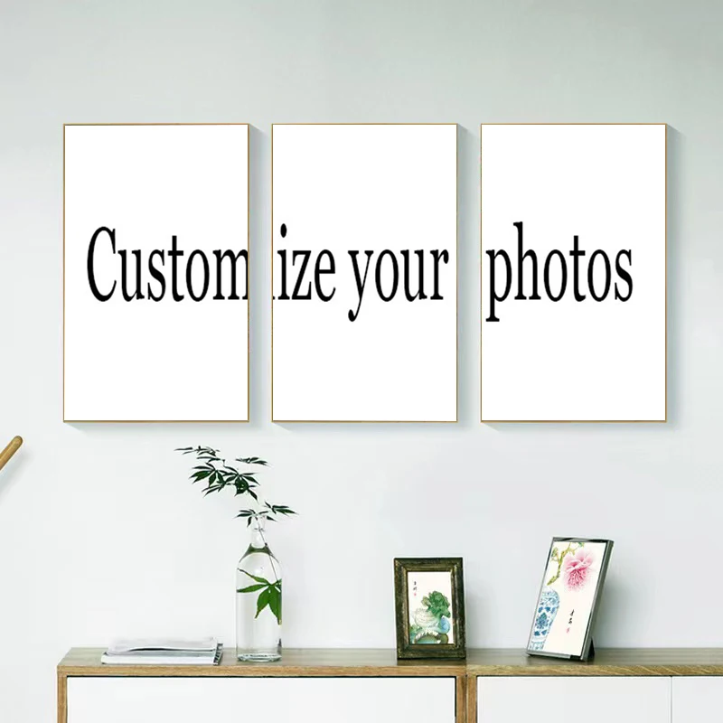 

3PC Decor for Room Decoration Customized Poster Wall Art DIY Canvas Painting Interior Paintings Room Decors Aesthetic Pinterest