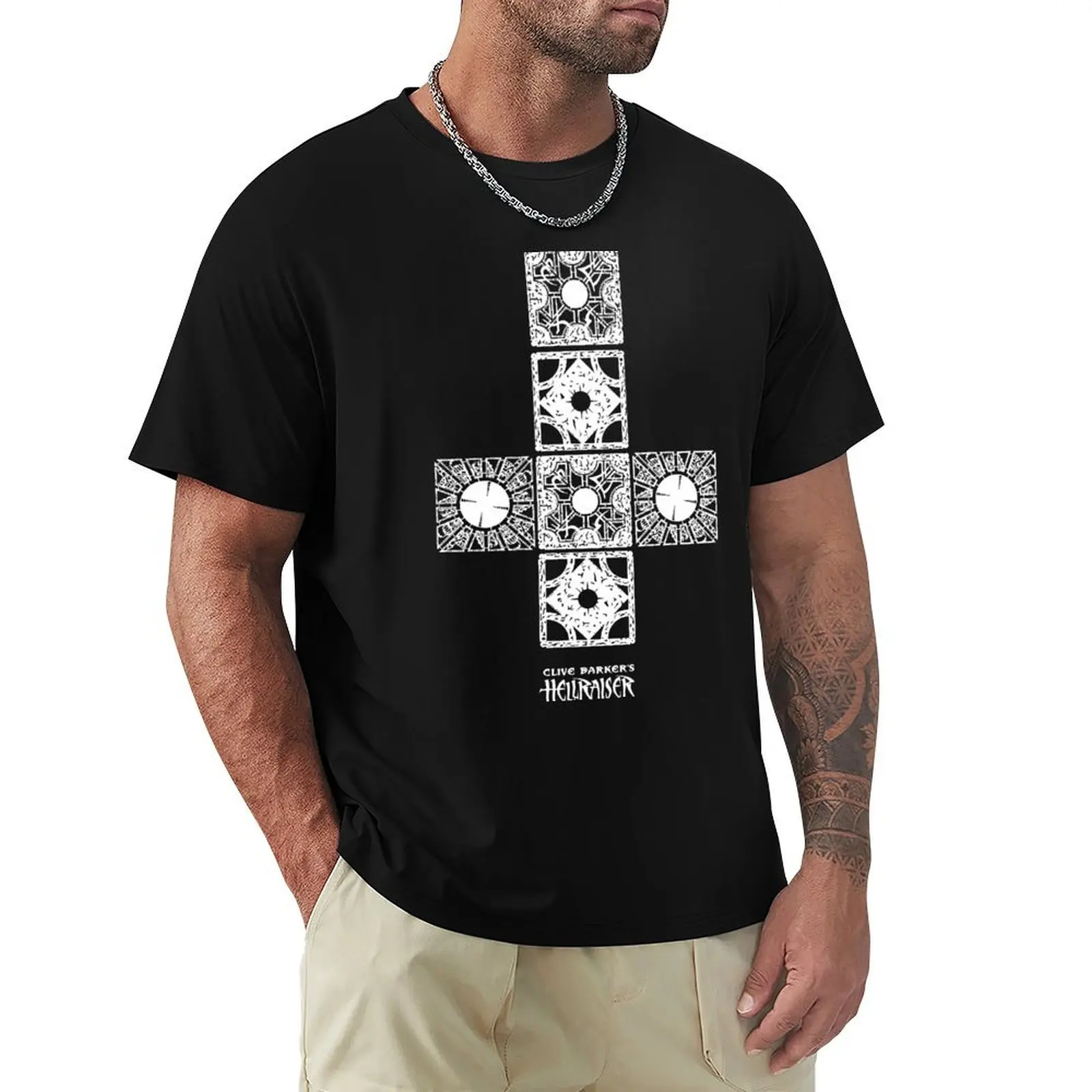 Hellraiser Box - Clive Barker T-Shirt Big Size Simple T-Shirt