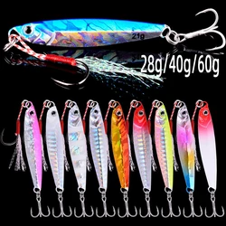 10pc Casting Metall Jigs Angel köder Set 7g-60g Shore Cast Jigging Löffel Jig Seefisch köder Jigging künstliche Köder Tackle