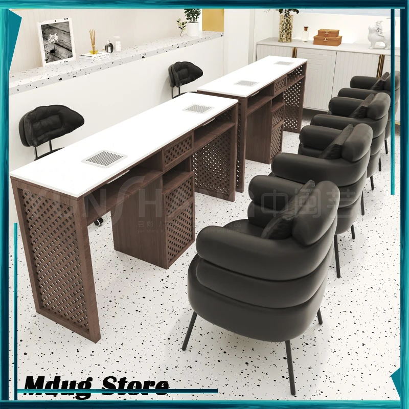 

Charms Stand Nail Table Design Collector Large Equipment Station Nail Table Vacuum Nordic Mesa De Manicure Furniture Salon