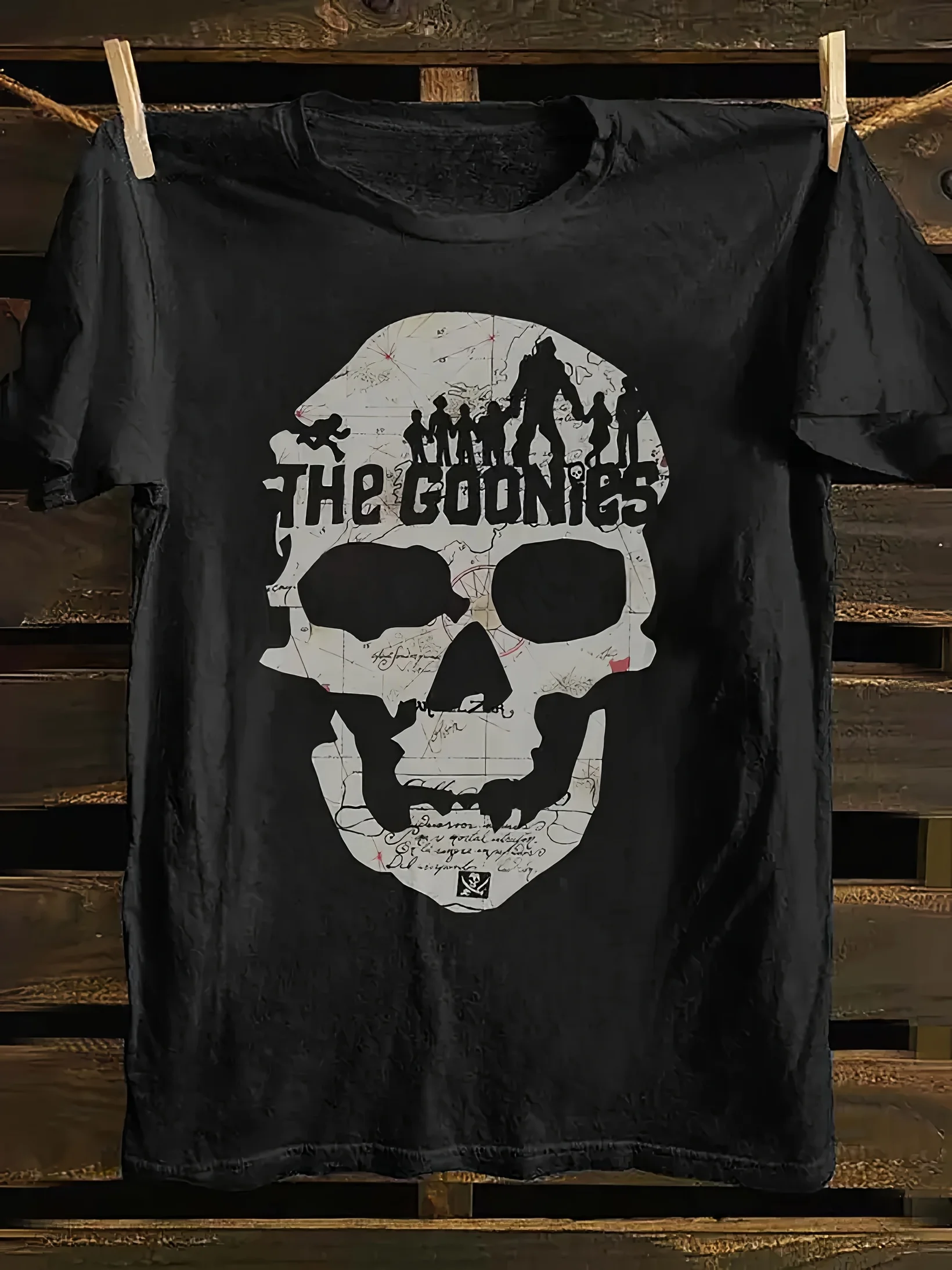 

The Goonies T-Shirt Graphic Print Women's T-Shirt Skull Movie Character Design Short Sleeve Crew Neck Casual Summer Spring Top