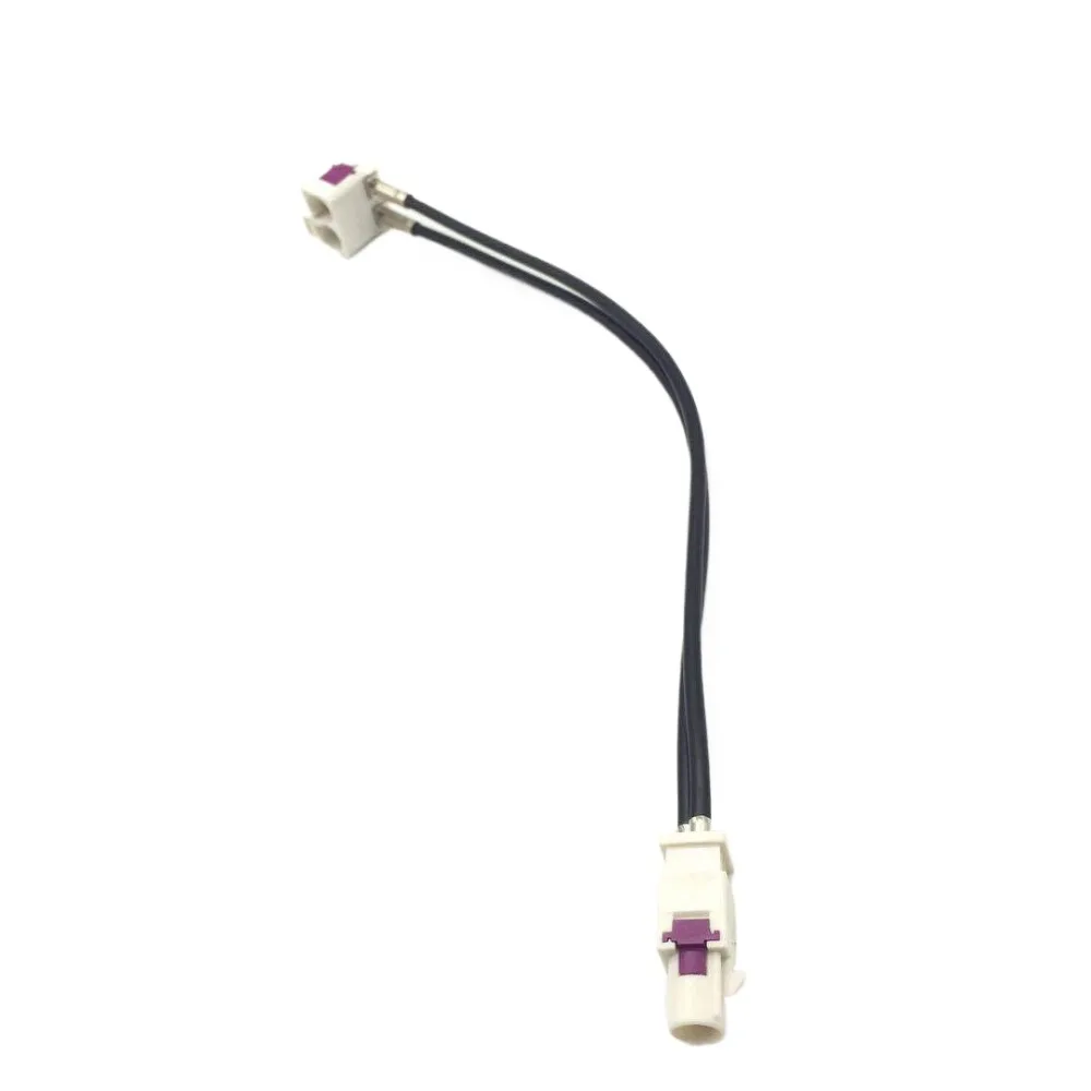 2-in-1 FM Antenna Adapter Cable for VW Skoda RNS510 RCD510 RNS315 Radio Aerial Converter