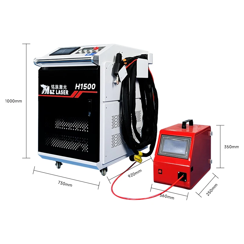 1500w 2000w 3000w Handheld Metal Laser Welding Machine Portable Fiber Laser Stainless Steel Fiber Laser Welders 3 in 1